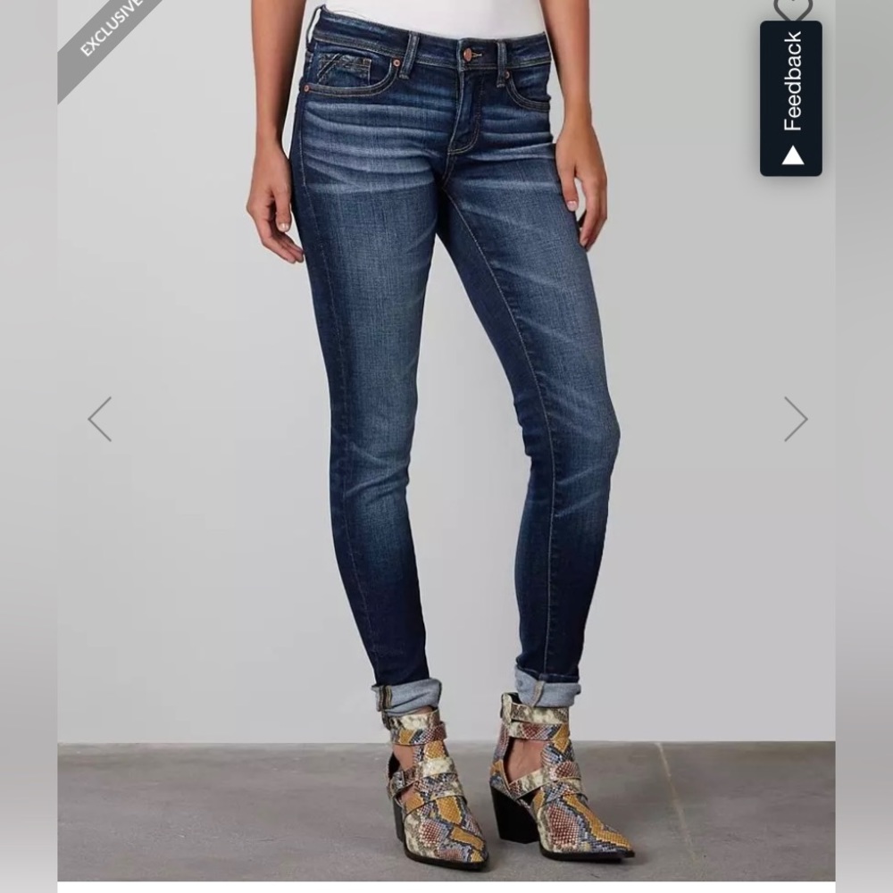 Buckle Black Fit No 53 Ankle Skinny Jean Size 30